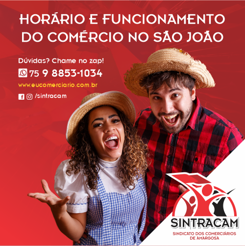 Horário de funcionamento no São joão